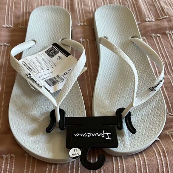 NWT IPANEMA Ana white flip flop 11 - Picture 6 of 7